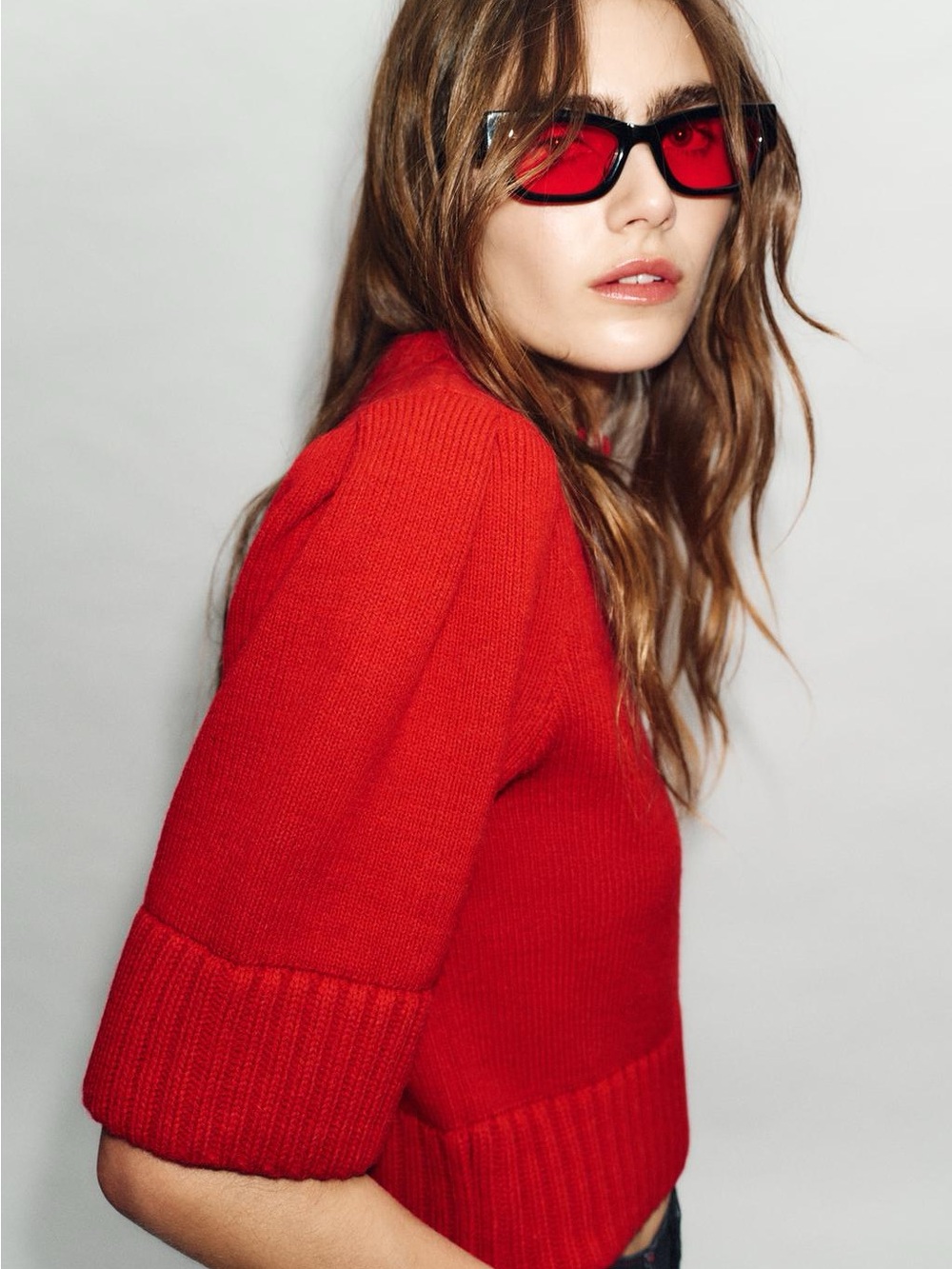 ZARA BNWT KNIT JUMPER. RED 3991/001/600 - Picture 4 of 9